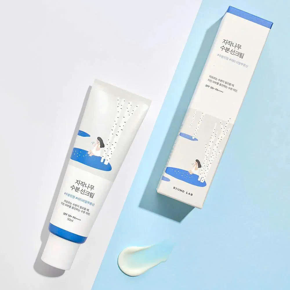 Kem chống nắng Round Lab Birch Juice Moisturizing Sunscreen SPF50+ 50ml (xanh dương) - Ảnh 3
