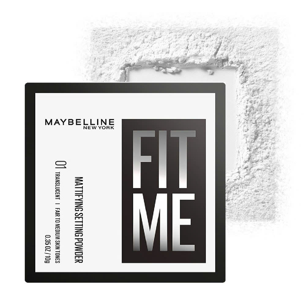 Phấn phủ bột Maybelline Fit Me Mattifying Setting Powder 10g #01 Translucent