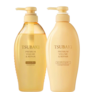 Dầu Gội & Dầu Xả Tsubaki Premium Volume & Repair 450ml