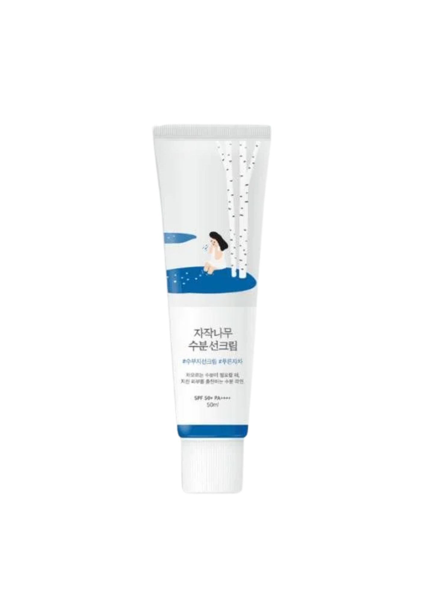 Kem chống nắng Round Lab Birch Juice Moisturizing Sunscreen SPF50+ 50ml (xanh dương)