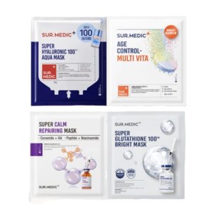 Hộp 10 miếng mặt nạ Sur.medic All-In-One Super Multi Pack Mask (Mix 4 mùi)