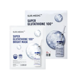 Hộp 10 miếng Mặt nạ Sur.medic Super Glutathione 100TM Bright Mask