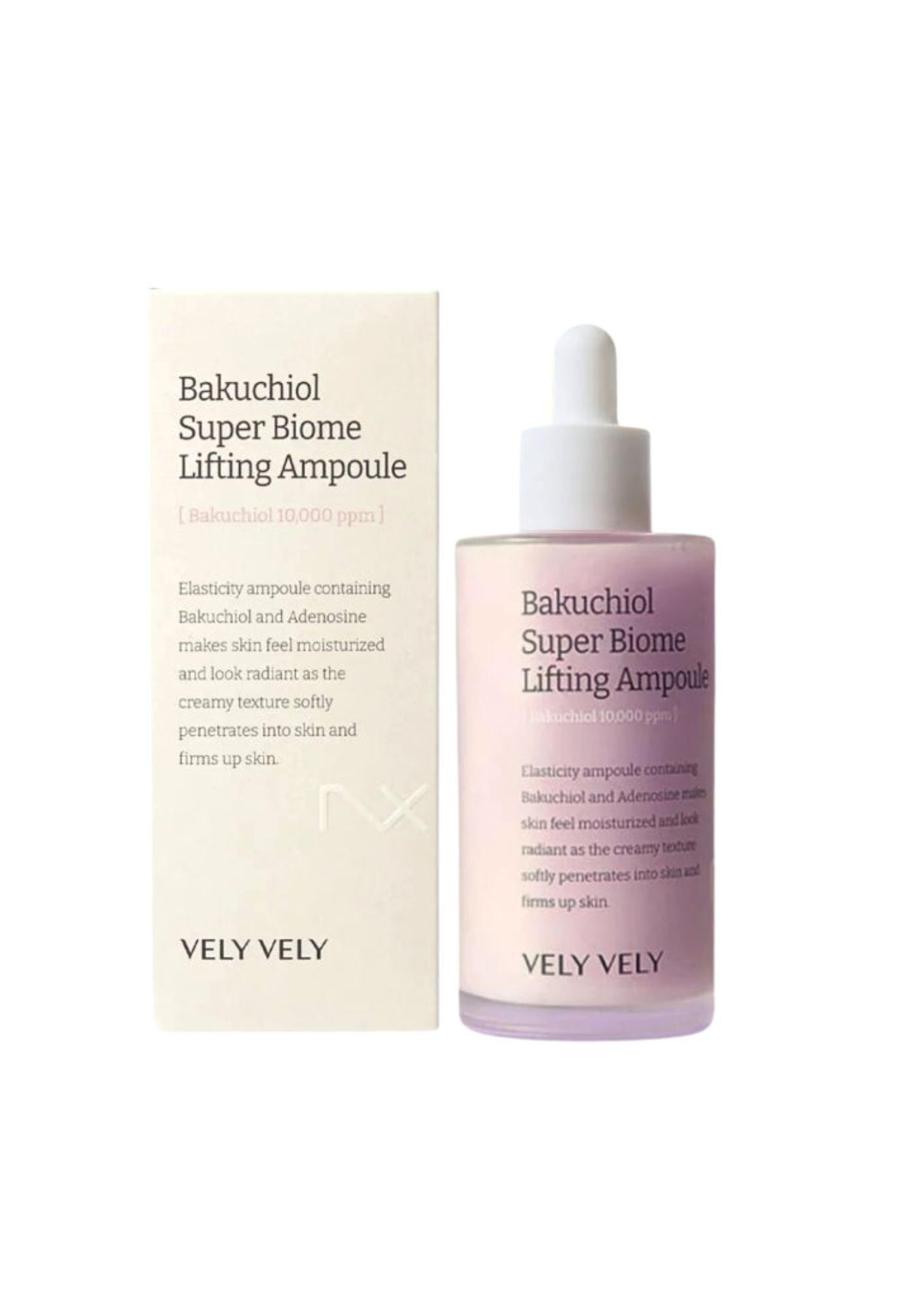 Tinh chất Vely Vely Bakuchiol Super Biome Lifting Ampoule 100ml